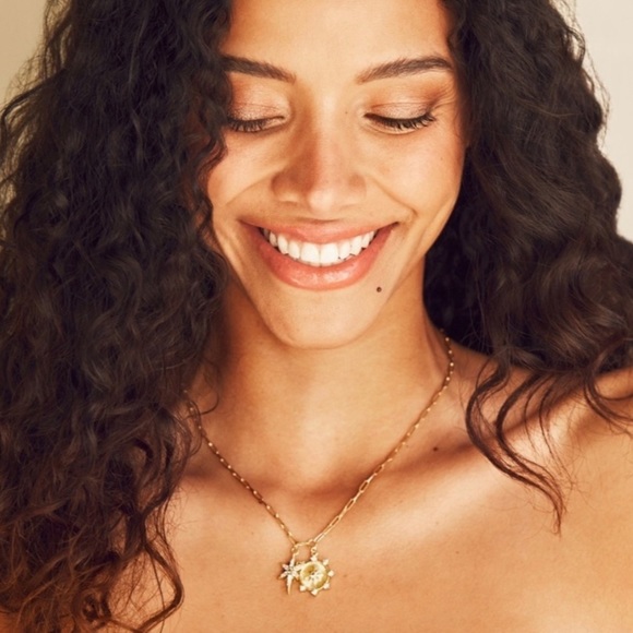 jennifer miller. Jewelry - Jennifer Miller gold charm starburst necklace NWOT